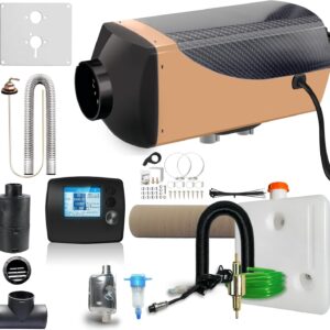 12V 7kW Diesel Heater with 7-Speed Adjustment for RV,Camping,Truck,Boat | LCD Display,High Altitude Mode and Aviation Plug,Powerful,Low Noise,Compact,Efficient,Highest Rated,Fuel Saving 40%